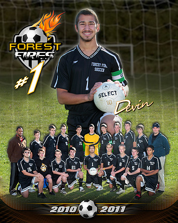 8x10 Team/PLayer Combo