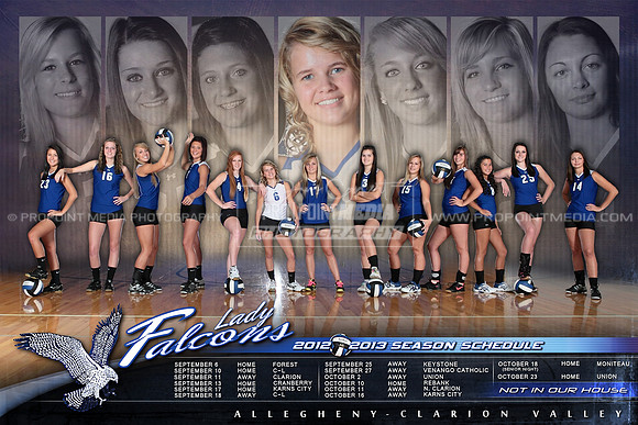 12x18 Team Schedule