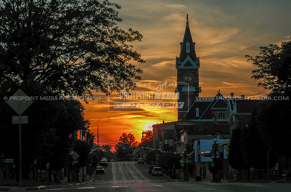 Main Street Sunsetting