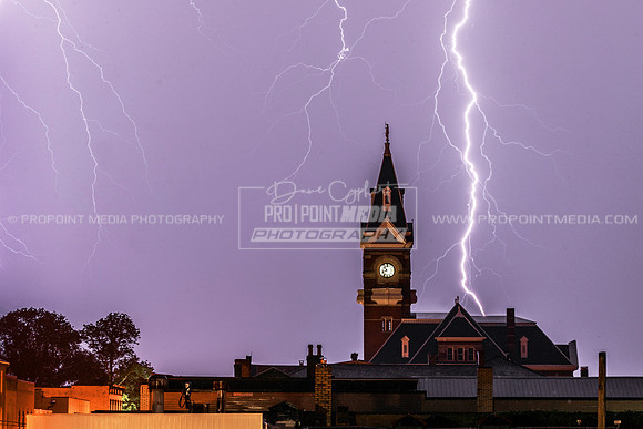 Lightning Strike-Clarion County Courthouse