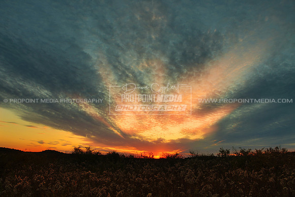 Autumn Sunset at Trinity Point Church