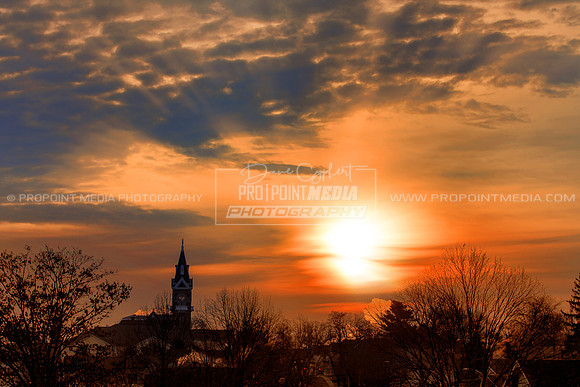Sunrise over Clarion