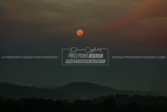 Moon setting