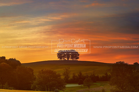 Sunrise over Mays Farm