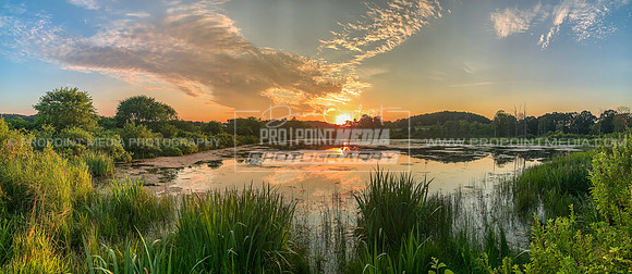 Pilgrimham, PA Sunset Panorama