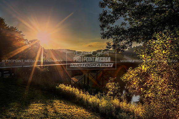 Sunrise | Clarion River Bridge