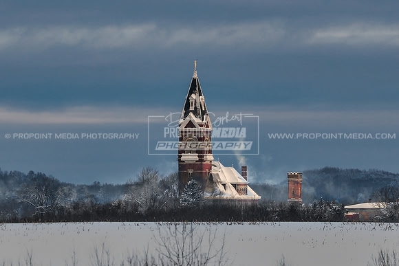 Snow Covered Courthouse