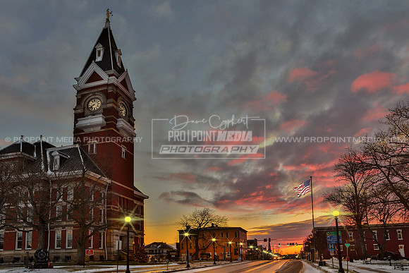 Winter Sunrise on Main St.