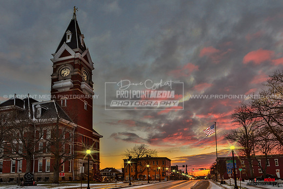 Winter Sunrise on Main St.
