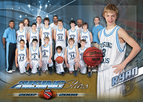 Team/Single Combo available as a 5x7 and wallets
