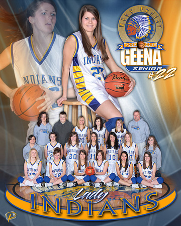 8x10 Player/Team Composite